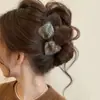 Pinzas para el Cabello de Otoño e Invierno para Mujeres con Poco Volumen de Cabello 2025 Nuevas Pinzas de Tiburón Elegantes para la Parte Posterior de la Cabeza Pasadores Pasadores