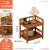 Mesa de Cabeceira Pequena Simples Mesa Lateral Quarto Cabeceira Prateleira de Bambu Nan Armário de Armazenamento Novo Modelo