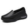 Zapatos de enfermera nuevos para mujer, suela suave, suela gruesa, transpirables, ligeros, con amortiguación de aire, bonitos, cómodos, antideslizantes, blancos, para otoño