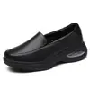 Zapatos de enfermera para mujer en stock para otoño, con amortiguación de aire, suela blanda, transpirables, resistentes al olor, antideslizantes, adecuados para el trabajo en el hospital, zapatos blancos, disponibles para venta al por mayor y dropshipping