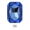 Al por mayor En stock Fondo Puntiagudo Rectangular Octagonal Pedrería Cristal de Vidrio Mahjong Accesorios para Joyería DIY Funda de Teléfono Pedrería