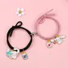2024 Kuromi Perro Canela Dibujos Animados Imán Atracción Pulsera de Pareja Par de Pulseras para Estudiantes Mejores Amigos Banda de Goma Diadema