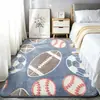 Alfombra luminosa de piso personalizada para dormitorio de Amazon, alfombra fluorescente de cobertura total para sala de estar, alfombrilla para pies brillante para habitación infantil, alfombrilla antideslizante