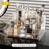 Organizador de Maquiagem Acrílico Transparente de Mesa Multicamadas Grande Capacidade Porta-armazenamento para Skincare, Batom, Perfume