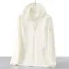 Roupas de Proteção Solar Estilo Novo 2026 para Mulheres, Corta-vento Respirável de Seda Gelada para Exterior de Verão, Jaqueta Anti-UV, Roupas de Pesca Masculinas