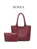 Bolsa de Ombro/Axila de Grande Capacidade Tendência Transfronteiriça, Bolsa Tote Versátil para o Dia a Dia, Bolsa Tote Simples e Elegante de Tecido