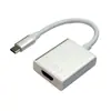 Cabo Adaptador de Conversor Type-C para HDMI para Computador de Mesa e Laptop, Tela de Exibição de Vídeo de Alta Definição 4K