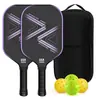 Venda Quente Transfronteiriça Fonte Fibra de Carbono Raquete de Pickleball Raquete de Pickleball Raquete de Pickleball Grau de Competição