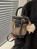 Bolso Pequeño Elegante de Alta Gama Transfronterizo para Mujer 2025 Nuevo Modelo Exquisito Bolso Cubo de Nicho Popular Bolso de Hombro Cruzado Simple