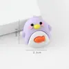 Parche de Pegamento Suave de PVC Oso Panda de Dibujos Animados Pingüino Accesorios para Joyería DIY Funda para Teléfono Móvil Accesorios para el Cabello Pasador Hebilla de Zapato Accesorios Material