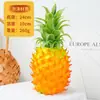 Piña Simulada al por Mayor Personalizada Cabeza de Hoja de Piña Falsa Modelo de Espuma de Plástico Decoración de Frutas Exhibición Juguetes para Niños