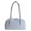 Bolso Cruzado Coreano Nuevo 2025, Bolso Almohada Pequeño Lindo de Lunares para Mujer, Bolso de Hombro y Cruzado
