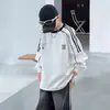 Moletom infantil para primavera e outono 2026, modelo novo, blusa estilosa de manga comprida para crianças maiores, roupa legal de outono para meninos
