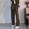Taro roxo fino terno senhoras viajante colarinho branco lazer terno 2024 multi-colorido opcional cross-border terno calças