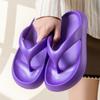 Chanclas Stomp para mujer, ropa de verano 2024, nuevas, antideslizantes, con suela gruesa, para playa y playa.