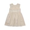 Vestido Infantil Jinrui 2026 Primavera y Verano Lou Nuevo Estilo Sin Mangas Algodón Lavado Algodón Tencel Vestido para Niñas Vestido Blanco Pequeño