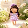 Roupas Apenas Espanhola Mia 30cm Boneco Batata Roupas Figura Azul Escuro Rosa Branco Marinho Conjunto de Vestido para Menina