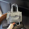 Bolsas Transparentes da Moda para Mulheres Primavera/Verão 2025 Nova Bolsa Transversal Versátil Bolsa de Mão Popular de Nicho Bolsa de Gelatina