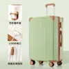 ¡Wow Maleta Personalizada para Estudiantes Mujeres, Trolley de Ángulo Recto Retro Resistente a Rayones Caja con Contraseña, Maleta de Cabina con Marco de Aluminio