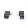 Adaptador macho a hembra Micro USB, cabezal de extensión V8, Micro USB Revolution Mini 5P, adaptador de ángulo lateral hembra