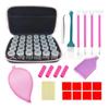Ferramentas de pintura diamantada: 30 garrafas de saco de armazenamento de subembalagem resistente a choques, comércio exterior, novos produtos, furadeira de vara, furadeira de ponto rápido, conjunto de ferramentas de subperfuratral;