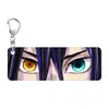 Llavero de Demon Slayer Colgante Acrílico con Forma de Ojo Regalo para Convención de Anime Merchandising Merchandising del Primero de Mayo