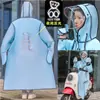 Capa de Chuva Longa Carro Elétrico Integrada Corpo Inteiro Tempestade Nova Ciclismo Carro a Bateria Poncho Individual para Adultos Masculino e Feminino