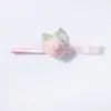 Nueva Diadema Elástica para Bebé Europea y Americana, Linda Diadema Infantil con Rosa Estéreo, Accesorios Suaves y Cómodos para el Cabello de Bebé para Todas las Estaciones