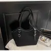 Bolsa Casual Retro de Grande Capacidade 2025 Nova Outono e Inverno Feminina para o Trabalho Ombro Tote