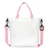 Bolsa de Lona con Estampado de Grupo de Chicas de Anime HUNTRX para Niños y Niñas, Bolso de Mano de Doble Uso y Bolso Cruzado de Dibujos Animados para Estudiantes