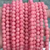 Calcedonia Roja DIY Cuentas Redondas Cuentas Sueltas Abalorios Hechos a Mano Piedra Natural Optimizada Accesorios para Joyería Venta Directa de Fábrica
