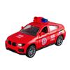 Coche de Juguete para Niños Inercia Tres Puertas Coche de Policía Regalo para Niño Modelo de Coche Artificial Juguete de Ambulancia