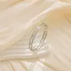 Pulsera de Acero de Titanio con Diamantes Redondos Pulsera de Gama Alta ins Diseño de Nicho Estilo Frío Simple Joyería Estilo Coreano Personalidad