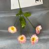 Flor de amapola artificial flocado flor de amapola 4 flor artificial decoración de boda muebles para el hogar lote transfronterizo