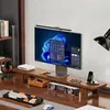Soporte para monitor de computadora, elevador de monitor de escritorio, base modular, soporte ajustable para teléfono, soporte para portátil
