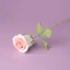 Taça de Vinho Acabada Cruzada Flor Rosa Buquê Artificial Flor Falsa Presente de Dia dos Namorados Decoração de Mesa de Centro para Sala de Estar Ornamento