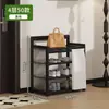 Sapateira para Entrada de Casa, Armário de Sapatos Interno Elegante Simples de Múltiplas Camadas, À Prova de Poeira, Casa de Aluguel, Novo Modelo Quente 2025