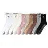Calcetines de Yoga Antideslizantes para Mujer, Calcetines de Media Pantorrilla, Calcetines de Pilates, Calcetines Deportivos Profesionales para Piso de Mujer, Calcetines para Piso de Fitness en Interiores