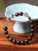 Pulsera Auténtica de Madera Qinan Verde Ágata Malaquita Cristal Fantasma Rojo del Sur Cuentas de Oración Budista Joyería de Madera Vintage de Nicho