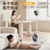 Ventilador de circulación de pie para el hogar simple, ventilador de escritorio USB, ventilador eléctrico retráctil de tres usos de pie para escritorio