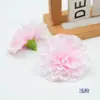 Clavel de 8 cm Flor Artificial de Seda Regalo para el Día del Maestro el Día de la Madre Arreglo Floral Caja de Flores Tarjeta de Felicitación Decoración Casera DIY