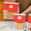 Bolsa de Embalaje para Pan Tostado Horneado Bolsa para Bagel Croissant Tostada Bolsa de Embalaje Auto-Sellante para Alimentos Logo Impreso Personalizado Comercial