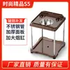 Balcón de dormitorio mesa de té pequeña taza sala de ajedrez y cartas mesa de té mesa integrada de té mesa de comedor auxiliar mesa de mahjong gruesa estudio