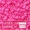 Paquete de Recarga de 264 Colores 1000 Piezas 2.6 mm Fusion Beads Tablero de Pines Set de Rompecabezas Beads para Planchar Serie Completa de 264 Colores