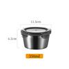 Fiambrera de acero inoxidable 304 de grado alimenticio, para refrigerador, a prueba de fugas, con tapa