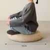 Futón Tejido de Paja Cojín de Piso Estilo Japonés Tatami Balcón Esterilla de Meditación Uso en Casa Esterilla para Arrodillarse en Meditación Esterilla Tejida de Paja