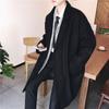Abrigo de lana de longitud media para hombre, abrigo de lana informal de moda para todo tipo de combinaciones de primavera y otoño, abrigo holgado elegante y a la moda coreano.