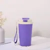 Nueva Taza de Café Elegante para Estudiantes Hecha de Acero Inoxidable 316 con Correa, Termo de Viaje Aislado para Uso al Aire Libre, Taza Conveniente de Doble Uso
