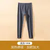 Calça Longa Plus Size Masculina Quente Plus Size Grande Veludo Cintura Alta Calças de Lã Inverno Forro de Fleece Roupa Íntima