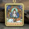 Tangka pintado a mano de Samantabhadra de Hoton, Xizang, Nepal, Núcleo de Tarjeta 4*5, Sin Tamaño Específico